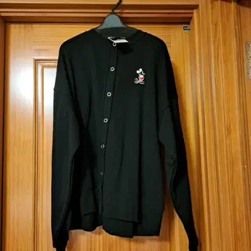 사만사 모스모스 Disney 속기모 블랙 가디건 새상품