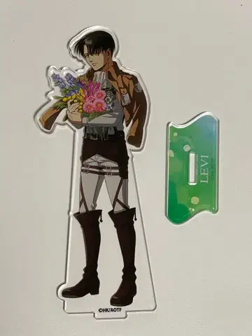 진격의 거인 리바이 아크릴 스탠드 꽃다발