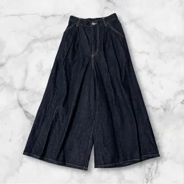 MURUA 다크 블루 데님 와이드 팬츠 S 사이즈