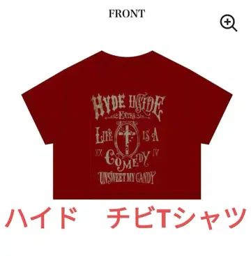 HYDE 빨간색 T셔츠 HYDE [INSIDE] LIVE 2024