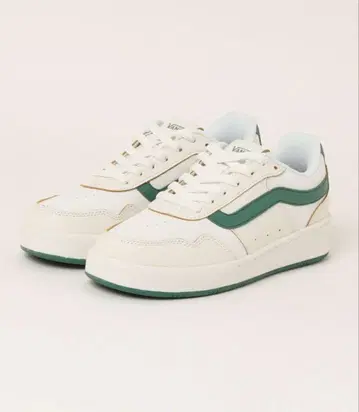 VANS 화이트/그린 스니커즈