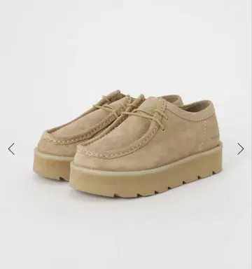 [ CLARKS/클락스 ] Meare Walla 베이지 24.0