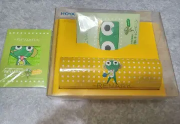 HOYA REMARK 개구리 중사 케로로 안경 케이스 안경닦이