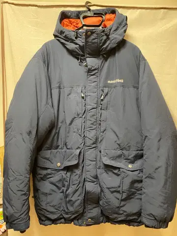 몽벨 다운 자켓 네이비