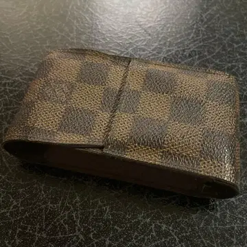 다미에 캔버스 반지갑