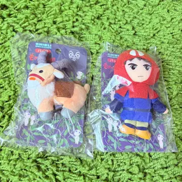 모노노케 히메 아시타카 야크루 인형 배지