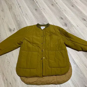 에스오 so 올리브 그린 퀼팅 자켓