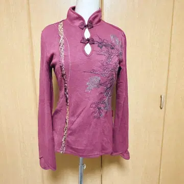 12/1까지 세일 중! OZZ ONESTE 자수 퍼플 긴팔