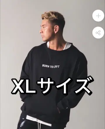 LYFT 리프트 맨투맨 XL 사이즈 블랙