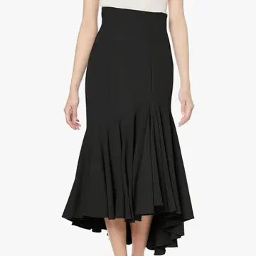 스나이델 snidel 하이웨스트 헴 볼륨 스커트