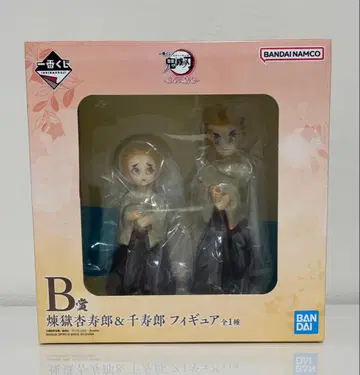 귀멸의 칼날 제일복권 불멸의 인연 B상 렌고쿠 쿄쥬로 & 센쥬로 피규어