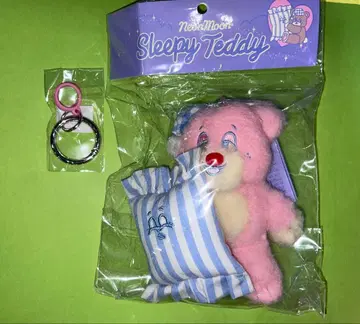 새상품 롬앤 슬리피 테디 레어 시크릿 키링