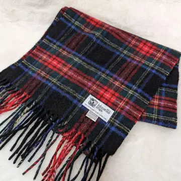 [컨디션 최상] 존스톤즈 중형 정품 캐시미어 100% 머플러 크리스마스