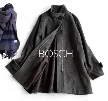 새상품급 보쉬 BOSCH 스탠드 카라 집업 A라인 울 코트