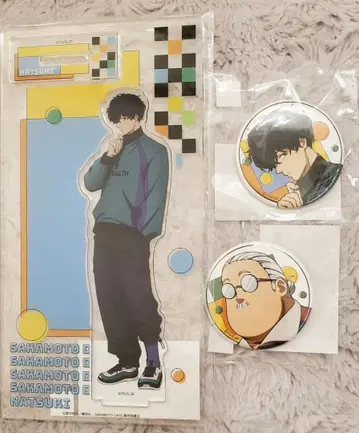 마루쿠지 사카모토 데이즈 Y2K 세바 사카모토 아크릴 스탠드 캔뱃지