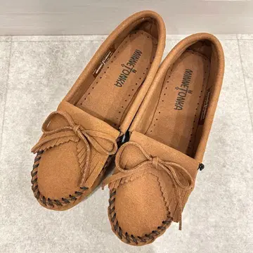 미네통카 Minnetonka 모카신 신발 브라운 프린지 23cm