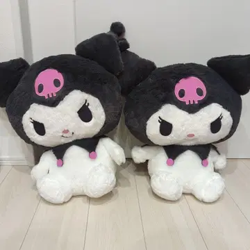산리오 쿠로미 초초 BIG 봉제 인형 폭신폭신 스탠다드 2체 세트
