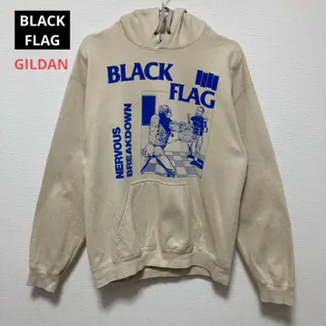 GILDAN 블랙 플래그 후드티