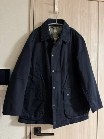 새상품 KUON 옷깃 찢어진 직물 필드 자켓 네이비 치노