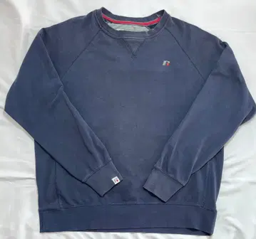 RUSSELL 로고 자수 러셀 맨투맨 트레이닝복 네이비 XL