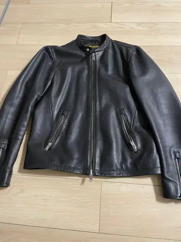Sheep Leather 싱글 라이더 자켓 블랙
