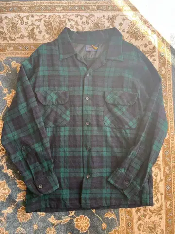 50s PENDLETON 펜들턴 보드 셔츠 블랙워치