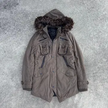 시크 스타일 y2k 그런지 기믹 3WAY 밀리터리 코트 M