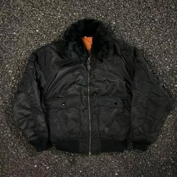 00's archive fur flight jacket 블랙