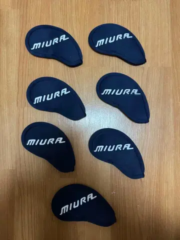 MIURA 아이언용 골프헤드커버 7개 세트