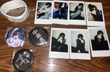 자아자아 잇키 과거 폴라로이드 러버 밴드 캔뱃지 세트