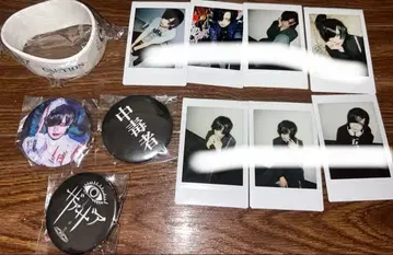 자아자아 잇키 과거 폴라로이드 러버 밴드 캔뱃지 세트