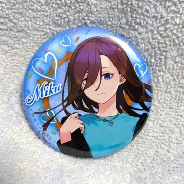 5등분의 신부 Anisugar 도넛 트레이딩 캔뱃지 미쿠