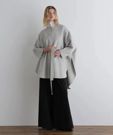 루피 소프트 울 리버 판초 그레이 택 포함