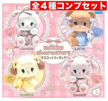 mikko 캐릭터 마스코트 피규어 전 4종 컴프 세트