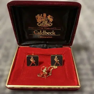 Caldbeck 조니 워커 커프스 & 타이핀 세트 + 덤 [ 새상품 ]