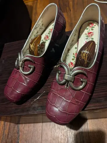 3 이탈리아제 펌프스 가죽 고급 힐 23.5cm