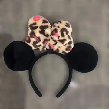 디즈니 머리띠 레오파드 무늬