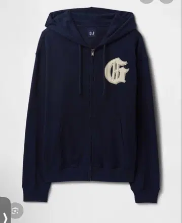 GAP 네이비 풀 지퍼 후드티