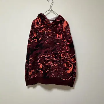 언더아머 [ F ] 후드티/패턴 제품 화려한 코튼 브랜드 로고 캐주얼