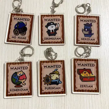 오분구와 함께 아크릴 키링 해적 ver