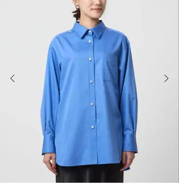 그린 레이블 릴랙싱 [ 1_ OF MINE ] 블루 셔츠