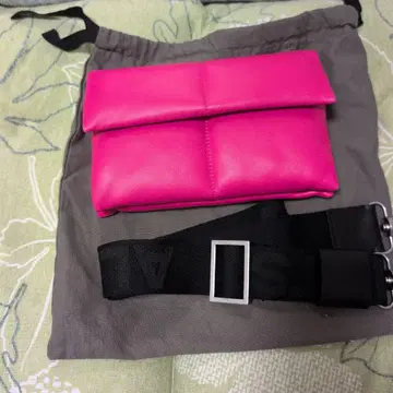 ALLSAINTS 핑크 숄더백