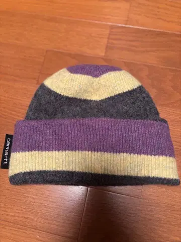 Carhartt 스트라이프 니트 모자 프리 사이즈