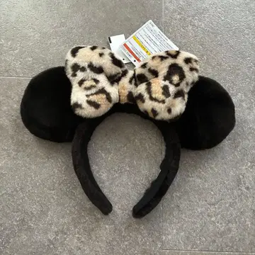 디즈니 머리띠 미니 레오파드 무늬