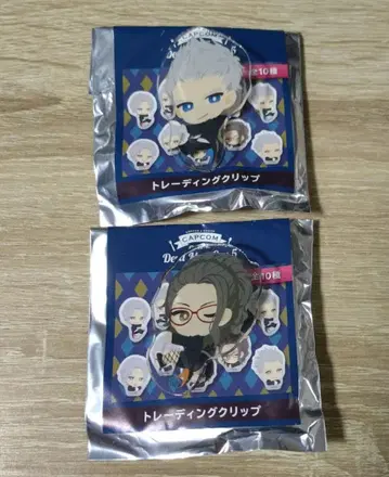 데빌 메이크라이 캡콤 카페 아크릴 클립 네로 니코 세트