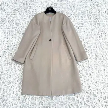 언타이틀 최고급 프리미엄 라인 캐시미어 노카라 코트 정가 55000