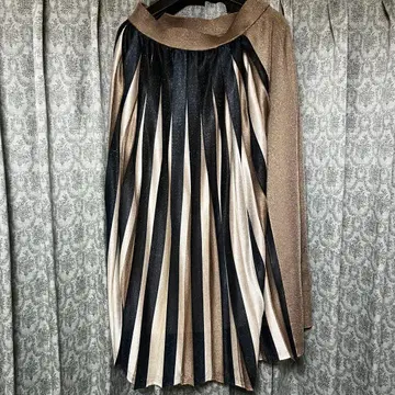 플리츠 스커트 베이지 36