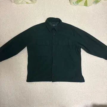 BACK NUMBER 다크 그린 긴팔 셔츠 X-LARGE