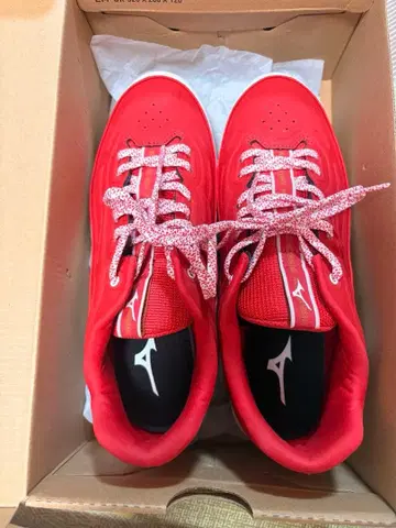 미즈노 야구 스파이크 슈즈 레드