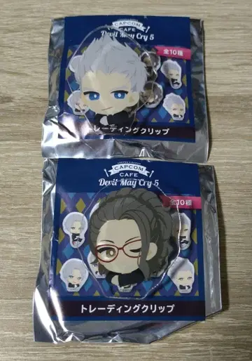 데빌 메이크라이 캡콤 카페 아크릴 클립 네로 니코 세트